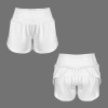 Custom Individualized Women's High Waist Zipper Pocket Sports Shorts