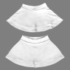 Custom Personalized Girls High Waist Layered Ruffle Pockets Active Skirts