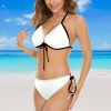 All-Over Print Women's Tie-Strap Two-Piece Bikini Set