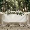Cotton Linen Tapestry with Satin Ribbons 50x15inch|Ship From USA