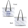 Custom Leather Tote Bag