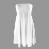 Custom Specialized Women's Tube Top Pleated Party Dress