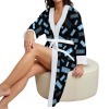 Plus Size Women's Flannel Bathrobe