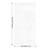 Blackout Fabric Grommet Curtain 42x84inch|Ship From USA