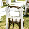 Custom Lace Chair Back Cover