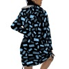 Long-Sleeved Hooded Drawstring Sweatshirt Dress