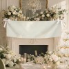 Cotton Linen Tapestry with Satin Ribbons 50x15inch|Ship From USA