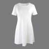 Custom Individualized Women's Round Neck Short Sleeve Casual Dress