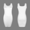 Custom Personalized Women's Sleeveless Bodycon Tank Dress