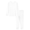 All-Over Print Women's Long Sleeve Pajamas Set-07