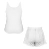 Women's Sleeveless Tank Top & Drawstring Shorts Homewear Pajamas Set
