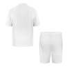 All Over Print Men's V Neck Button Short Sleeve and Shorts Loungewear Set