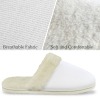 Custom Women's Fur Trim Thick-Sole Indoor Slippers