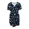 V-Neck Fitted Dress