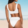 Custom Specialized  Women's High Waisted Bikini Swimsuit Set