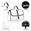 Multi-Function Leather Satchel-Black