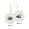 Custom Round Ceramic Ornament
