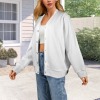 All-Over-Print Women's Casual Knit Cardigan