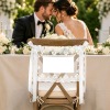 Custom Lace Chair Back Cover