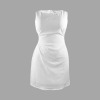 Custom Personalized Women's High Waist Cutout Sleeveless Bodycon Dresses