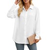 Women's Long Sleeve Curved Hem Shirt