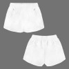 Custom Personalized Elastic High Waist Zipper Pocket Sports Shorts