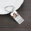 Engraved Picture Special Date Calendar KeyChain