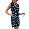 Drawstring Sleeveless Hooded Dress
