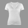Custom Personalized Women's Low Neck Short Sleeve T-Shirts