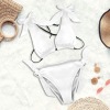 All-Over Print Women's Tie Shoulder Bikini Swimsuit