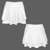 Custom Personalized High Waist Layered Ruffle Pockets Sports Skirts
