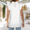 Custom Personalized Women's Ruffle Trim Neckline Blouse Tops