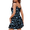 Strapless Halter-Neck Dress
