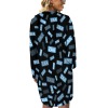 Women's Drawstring Hooded Pocket Dress