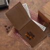 Custom Foldable Leather Wallet