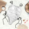 Custom Specialized Women's Drawstring Side One Piece Swimsuit