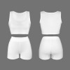 Custom Individualized Square Neck Tank Top & Shorts Set