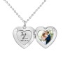 Photo Heart Locket Necklace
