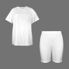 Custom Personalized Women's Casual Oversized T-Shirt & Biker Shorts Set