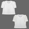 Custom Individualized Women's Round Neck Puff Sleeve T-Shirts