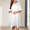 Custom Specialized Women's V-Neck Ruffle Sleeve Casual Dress