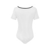All-Over Print Women's Short Sleeve Round Neck Bodysuit