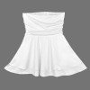 Custom Individualized Women's Strapless Tube Ruffle Tiered Mini Dress