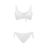 All-Over Print Women Bow Tie Front Bikini Swimsuit