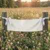 Cotton Linen Tapestry with Satin Ribbons 75x24inch|Ship From USA