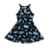 Sleeveless Halter-Neck Dress For Girls