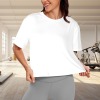 All-Over Print Women's Short Sleeve Cropped Crew Neck T-Shirt