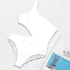 Custom Individualized Women's One Shoulder Cutout One Piece Swimsuit
