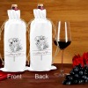 Custom Wine Bottle Bag with Drawstring