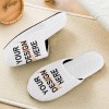 Custom Women's Cotton Non-Slip Warm Slipper